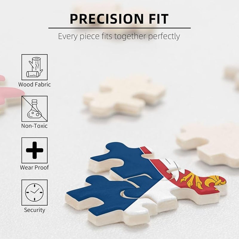 Serbia Flag Jigsaw Puzzle 1000 Pieces For Adults Home Decor 29 5 X 19 7 Inches - Image 5