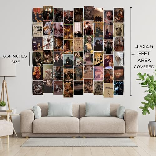 Posters Inc Harry Potter Posters Pack of 54 | Wall Decoration Items for Bedroom, Living Room, Study & Kitchen | Dream Catcher Wall Decor | Gifts for Women & Best Friend | 300 GSM Paper, Unframed - Image 3
