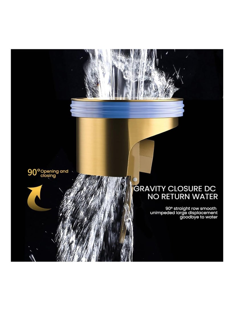 SOLARAE 2 Pack Sewer Floor Leaky Stinking Core, Toilet Floor Drain Deodorizing Core, Shower Drain Floor Drain Backflow Preventer, Suitable for Pipes Tubes in Toilet Bathroom Kitchen - Image 5