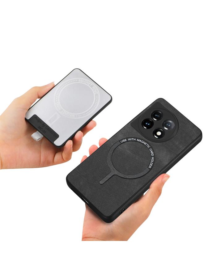 اس-توب جراب هاتف OnePlus Nord CE3 Lite بتصميم كلاسيكي مع حقيبة بطاقات مغناطيسية قابلة للفصل من الجلد - Image 4