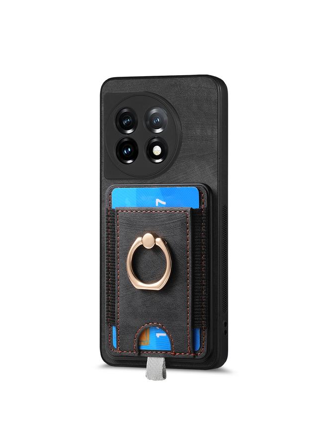 اس-توب جراب هاتف OnePlus Nord CE3 Lite بتصميم كلاسيكي مع حقيبة بطاقات مغناطيسية قابلة للفصل من الجلد - Image 2