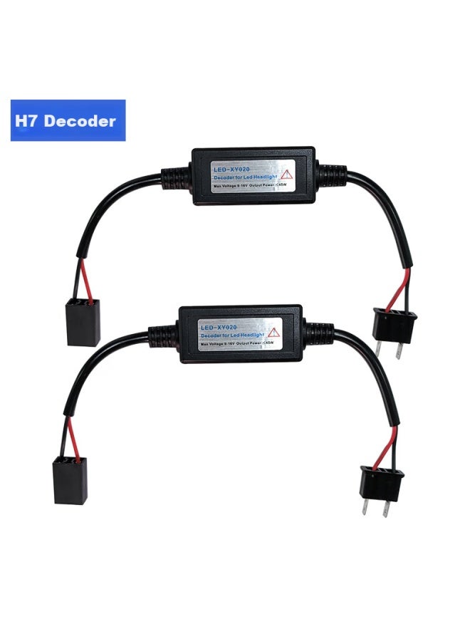 SAST Sast Car Led Headlight Decoder, Filter, Strobe Fault Detector, Automotive Accessory, Filter Decoder H7 