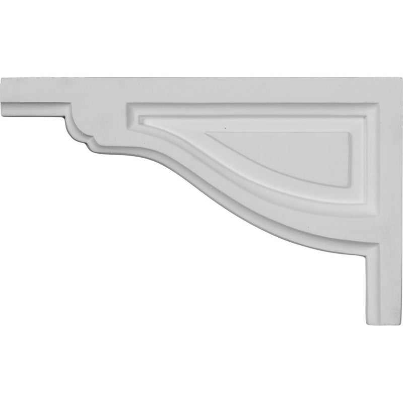 Ekena Millwork SB08X05TRL Small Traditional Left Stair Brackets 8W x 5H x 12D Primed