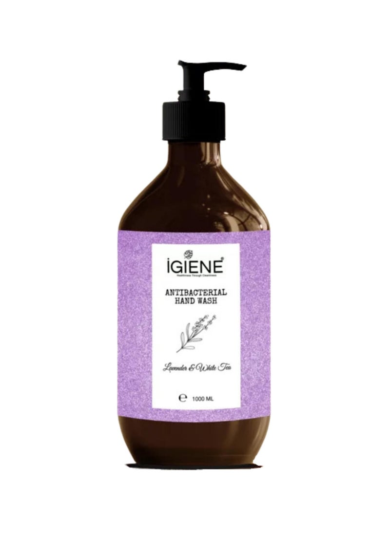 IGIENE غسول يد مضاد للبكتيريا - لافندر وشاي أبيض 1 لتر