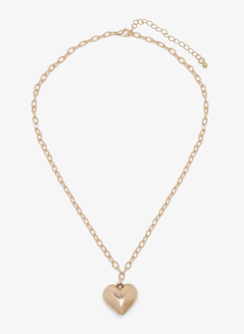 ELLA Gold & Pearl Charm Beaded Layered Necklace - Image 2