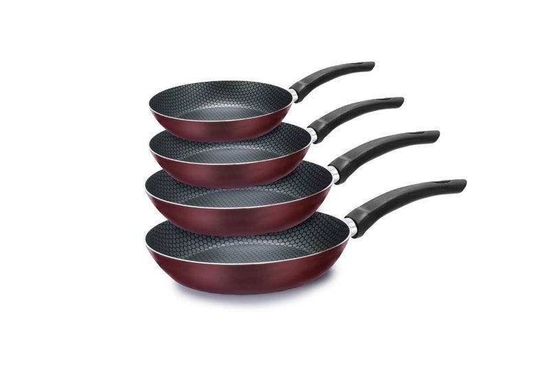 Trueval Teflon frying pan set 5 pieces 14-16-18-20-24 - Image 2