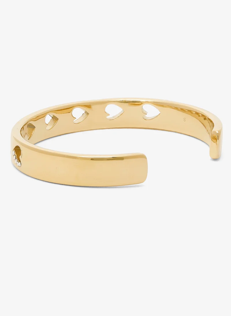 GUESS Multi Heart Cuff Bangle