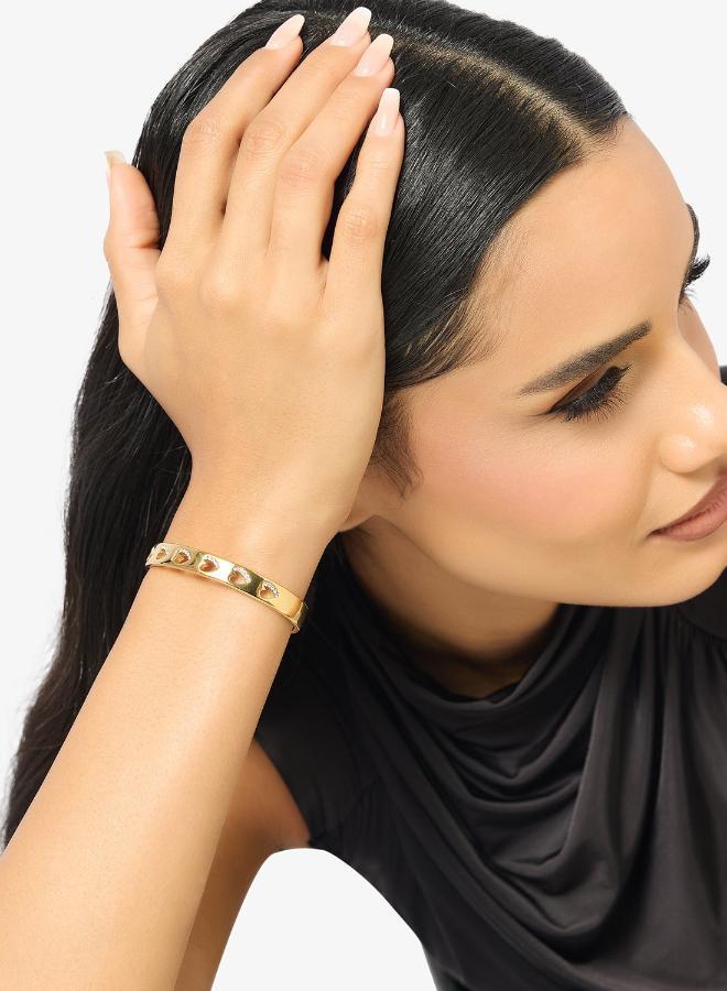 GUESS Multi Heart Cuff Bangle - Image 2