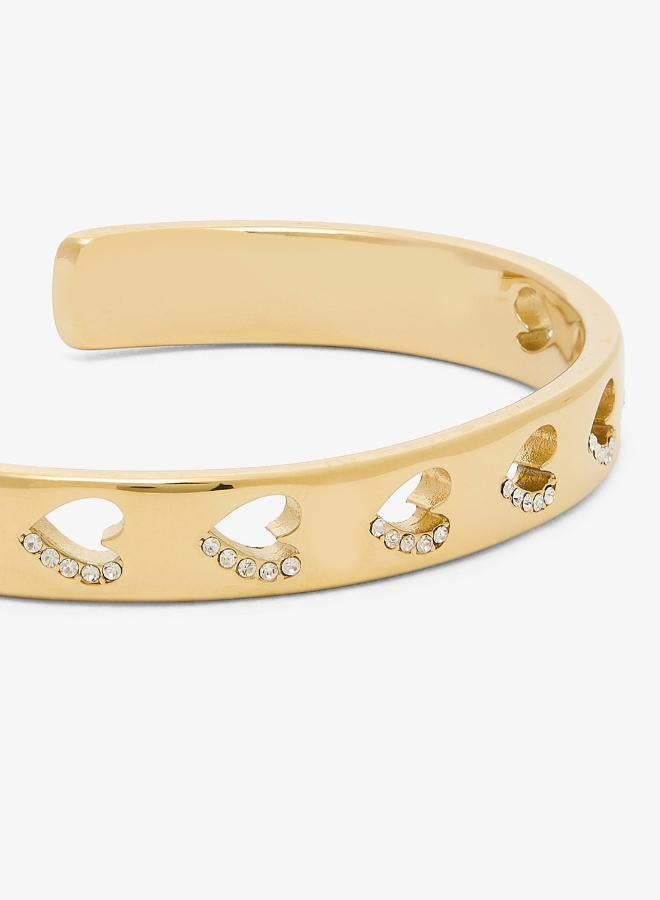 GUESS Multi Heart Cuff Bangle - Image 4