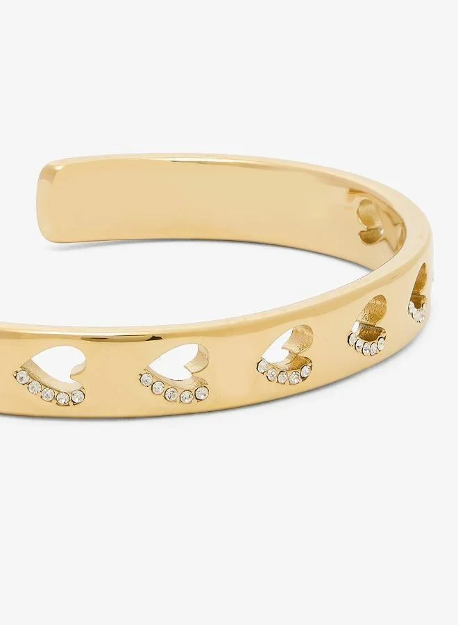 GUESS  Multi Heart Cuff Bangle for Women | Best Price UAE