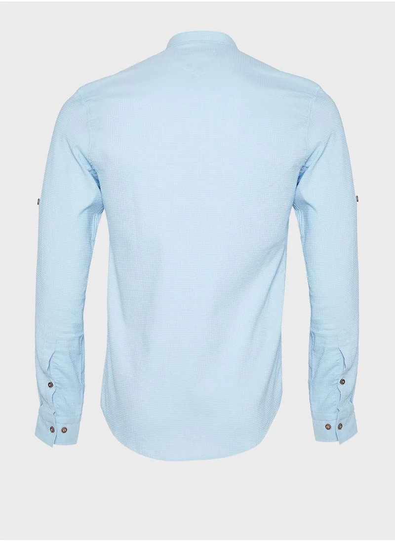 trendyol Grandad Collar Shirt