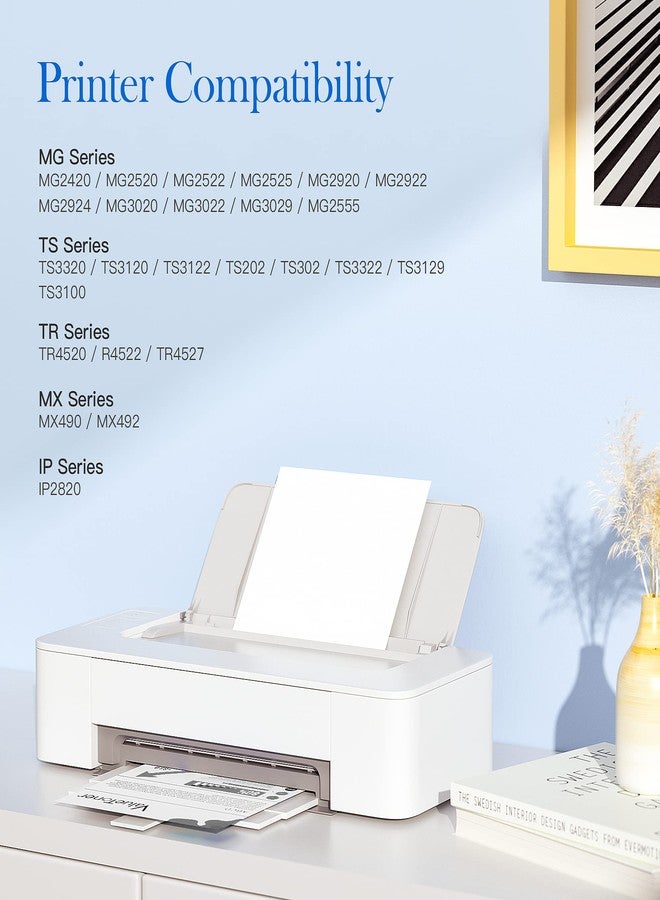 Valuetoner عبوة خراطيش حبر Valuetoner 245XL و246XL بديلة لخراطيش Canon PG245XL وCL246XL وPG243 وCL244 لطابعات Pixma TR4520 وTR4527 وMG2522 وMG2520 وMX490 وMX492 وTS202 وTS302 وTS3320 وMG2920 (أسود، ملون) - Image 2