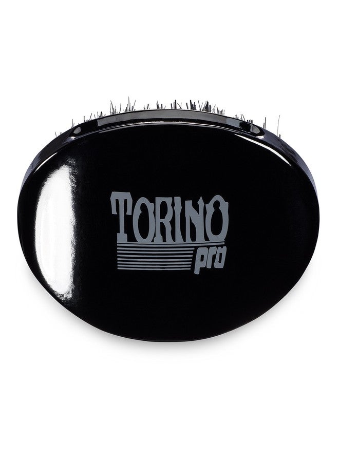 TORINO PRO WAVE BRUSHES BY BRUSH KING Torino Pro Wave brush by Brush King #480 - (updated) Hard Curve Palm Wave Brush with Reinforced Boar & Nylon Bristles - Great for Wolfing- Great 360 waves curve brush - Image 4