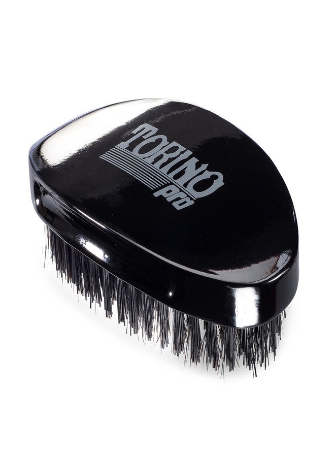 TORINO PRO WAVE BRUSHES BY BRUSH KING Torino Pro Wave brush by Brush King #480 - (updated) Hard Curve Palm Wave Brush with Reinforced Boar & Nylon Bristles - Great for Wolfing- Great 360 waves curve brush - Image 2