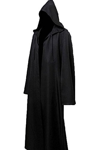 Cosplaysky Men's Cosplay Cloak Robe Costume Halloween Tunic Hooded Uniform - Image 2