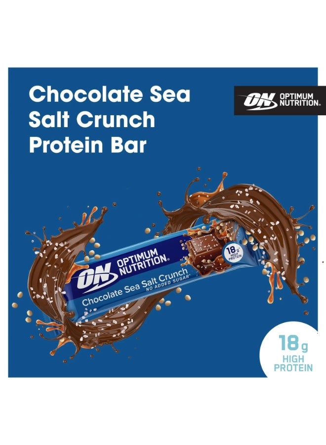 ON Crunch Bar 12x55g Chocolate Sea Salt crunch 660g - Image 3