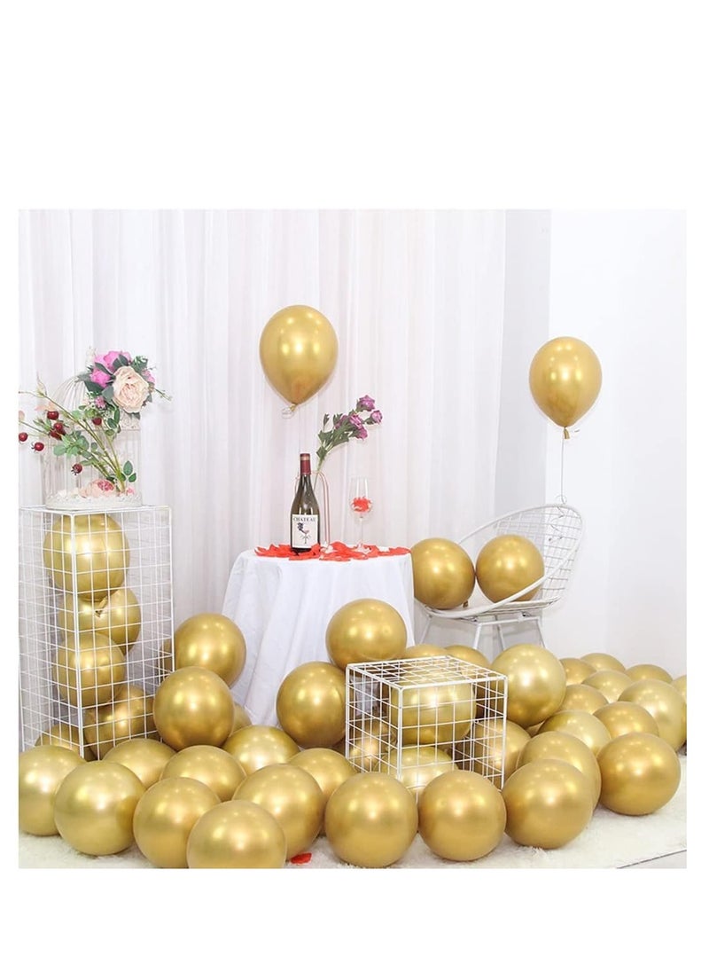 50pcs Gold Latex Balloons 25cm/10inch Gold Balloons Matte Gold Balloons with Ribbon - pzsku/Z9B6B974D81ED8A62530BZ/45/_/1738695118/6568a722-9a0c-4af1-ab27-c5498468ea03