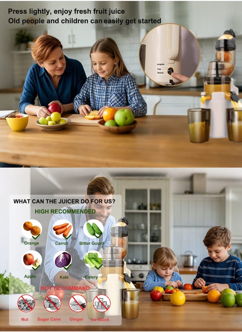 OTTAL - High-Performance Electric Juicer for Fruits and Vegetables | 200 Watts with Large 3.55 inch Caliber for Maximum Juice Yield - Image 1