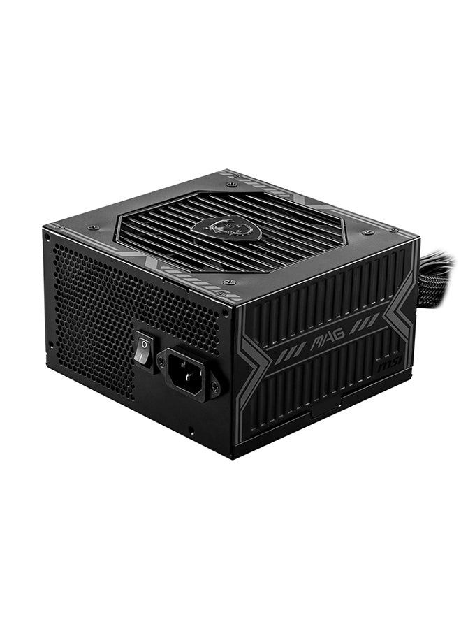 MAG A750BN Non-Modular Power Supply, 750W Power, 80 PLUS Bronze Certified, PCIE 5.0 Ready, 120MM Sleeve Bearing Fan, Active PFC, DC - DC Circuit Design, Sleeved Cables, 306-7ZP2C18-CE0 Black