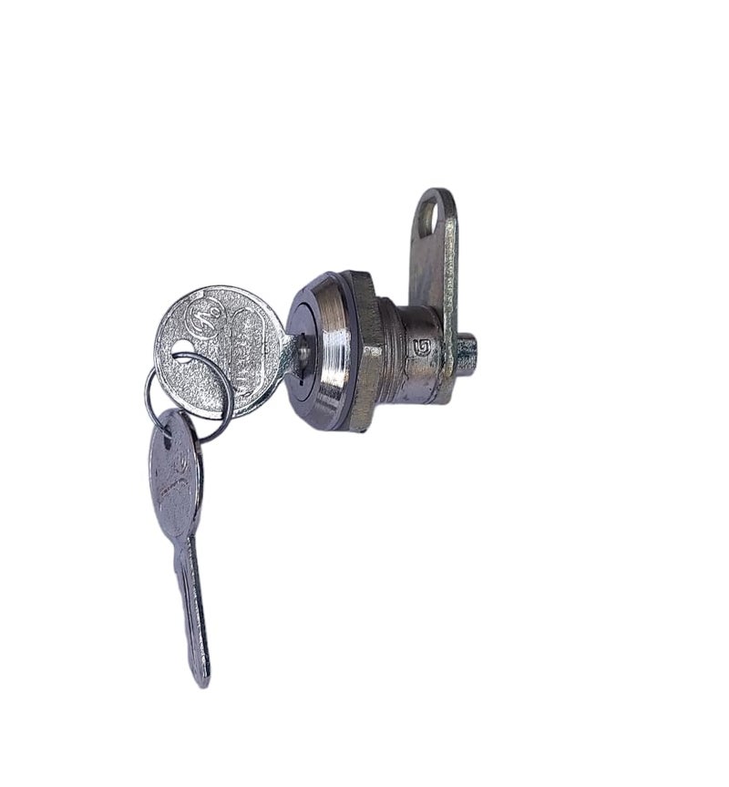 GinoSet Universal CAM Lock 18MM for Drawer Glovebox Metal Electric CabinetCCTV Camera Cabinet Fire Hosebox Cabinet Security Panel Lock with Key Round Pack of 3 - Image 4