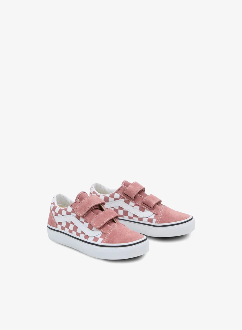 VANS Kids' Old Skool V Checkerboard Shoes