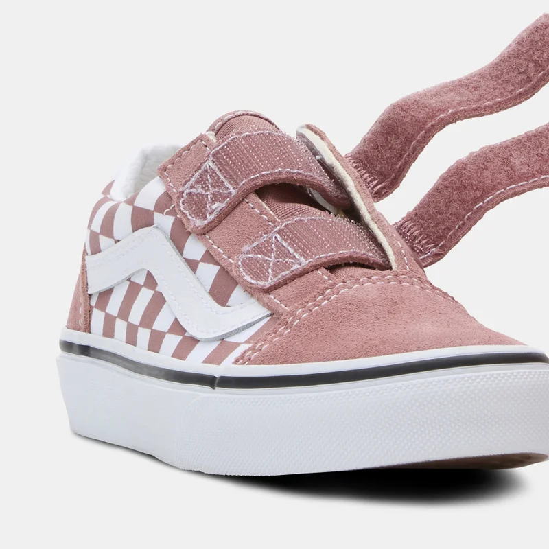 VANS Kids' Old Skool V Checkerboard Shoes