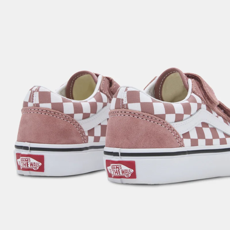 VANS Kids' Old Skool V Checkerboard Shoes