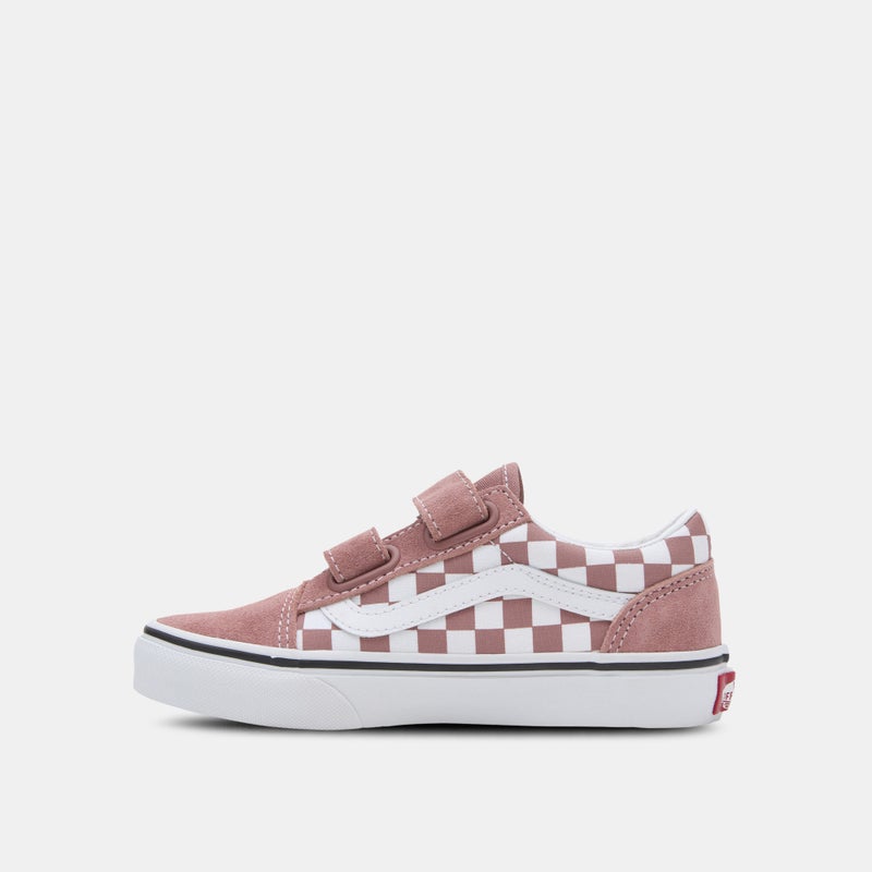 VANS Kids' Old Skool V Checkerboard Shoes - Image 3