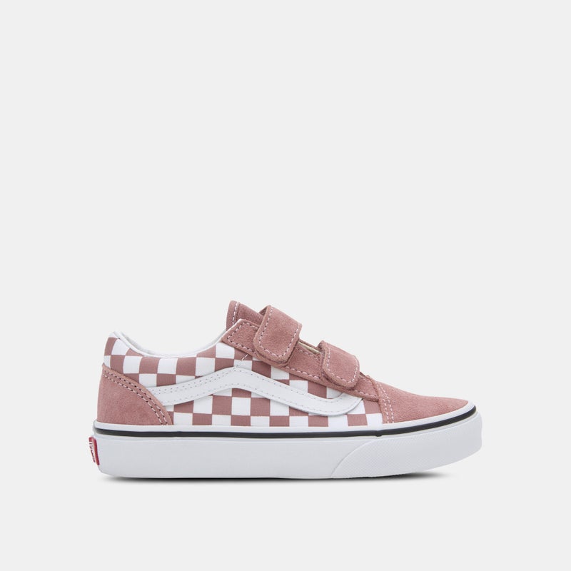 VANS Kids' Old Skool V Checkerboard Shoes - Image 1