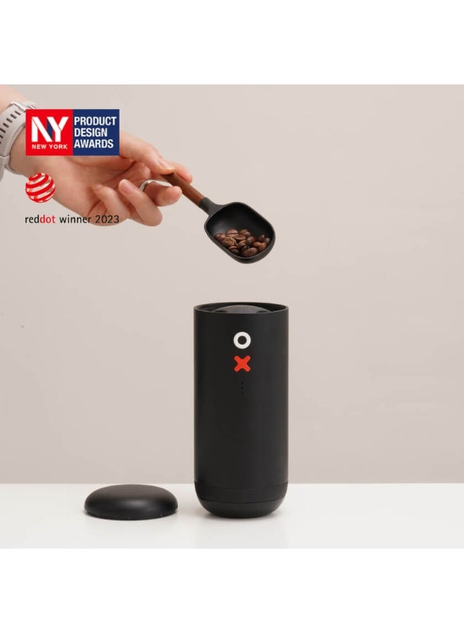 نوتي مطحنة قهوة Nuttii Grinding OX – كهربائية محمولة، شفرات Burr من الستانلس ستيل، إعدادات طحن متعددة، مناسبة للإسبريسو والقهوة المقطّرة - Image 3