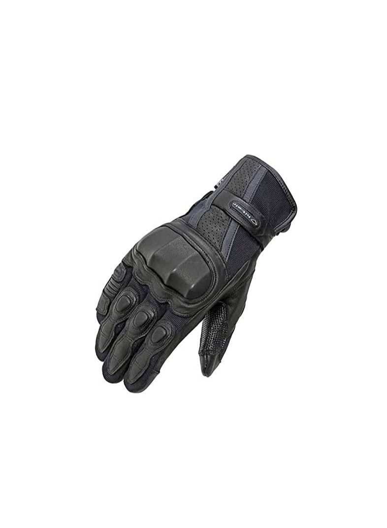 hit-air Hit Air G8 Gloves for Motorcycle Riders Black (XL)  - Image 1
