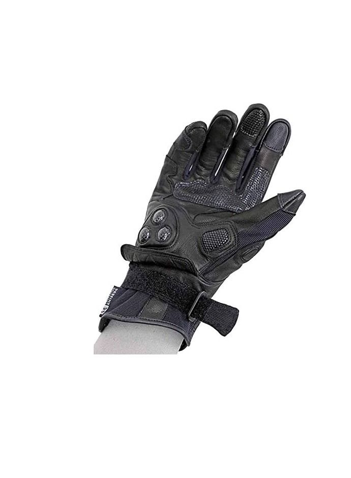 hit-air Hit Air G8 Gloves for Motorcycle Riders Black (XL)  - Image 3