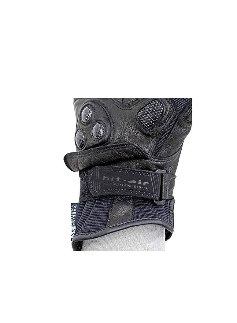hit-air Hit Air G8 Gloves for Motorcycle Riders Black (XL)  - Image 4