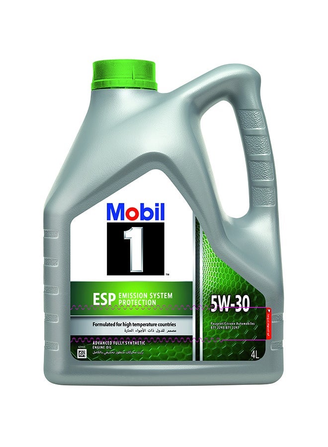 mobil 1 ESP Formula Synthetic Motor Oil 5W-30 4L & ENGINE OIL FILTER Peugeot 301 - 3008 - 5008 - 508 / Citroën C-Elysée - C5 - C4 / DS7 / Opel Grand Land / Mini Cooper R56 2006-2013  - Made In France Bundle - Image 2