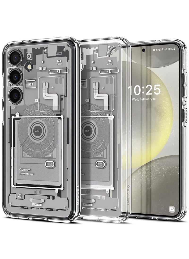 Spigen Ultra Hybrid for Samsung Galaxy S24 case cover (2024) - Zero One White  - Image 1