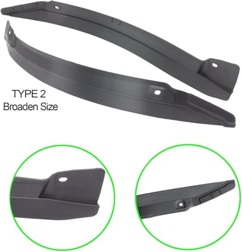 Wivplex Car Rear Wheel Arch Flare Fender Liner Splash Guards - Image 5