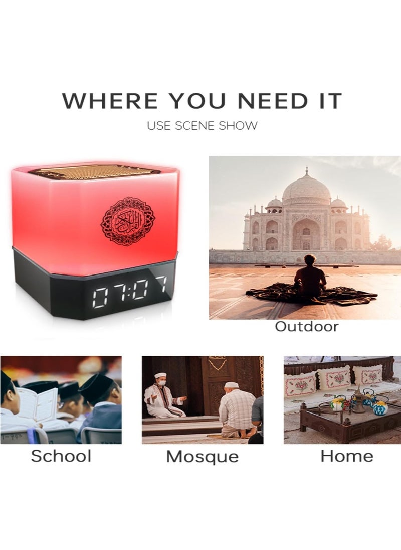 BORTONY Portable Touch Lamp Quran Speaker AZAN MP3 Player Bluetooth Quran Speaker  - Image 3