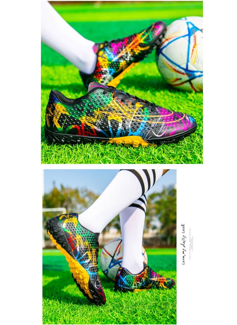 Generic - Mens Soccer Shoes For Outdoor Indoor Professional Youth Boys Soccer Shoes Unisex Soccer Shoes. - Image 1