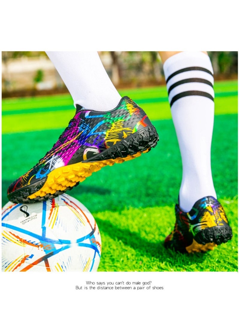 Generic - Mens Soccer Shoes For Outdoor Indoor Professional Youth Boys Soccer Shoes Unisex Soccer Shoes. - Image 1