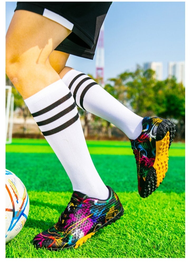 Generic - Mens Soccer Shoes For Outdoor Indoor Professional Youth Boys Soccer Shoes Unisex Soccer Shoes. - Image 1