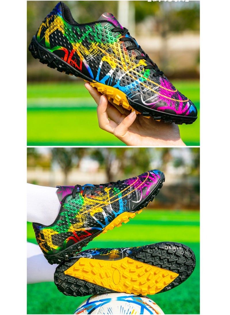 Generic - Mens Soccer Shoes For Outdoor Indoor Professional Youth Boys Soccer Shoes Unisex Soccer Shoes. - Image 1