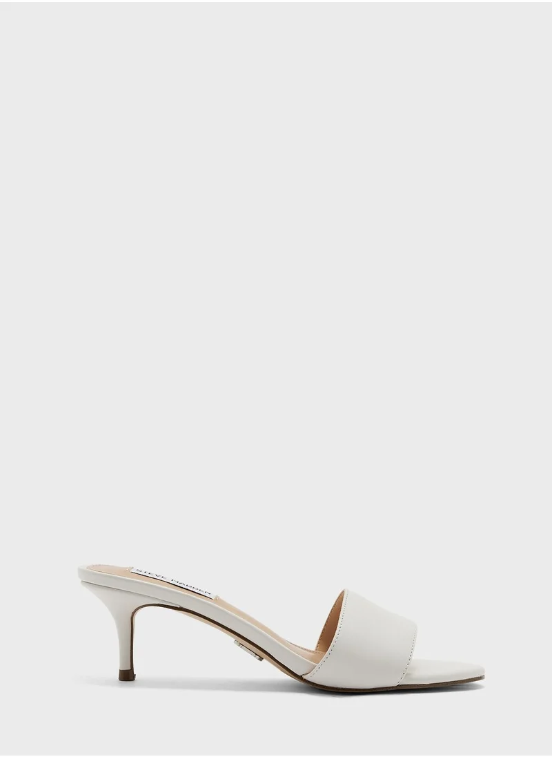 STEVE MADDEN Single Strap Mid Heel Sandals