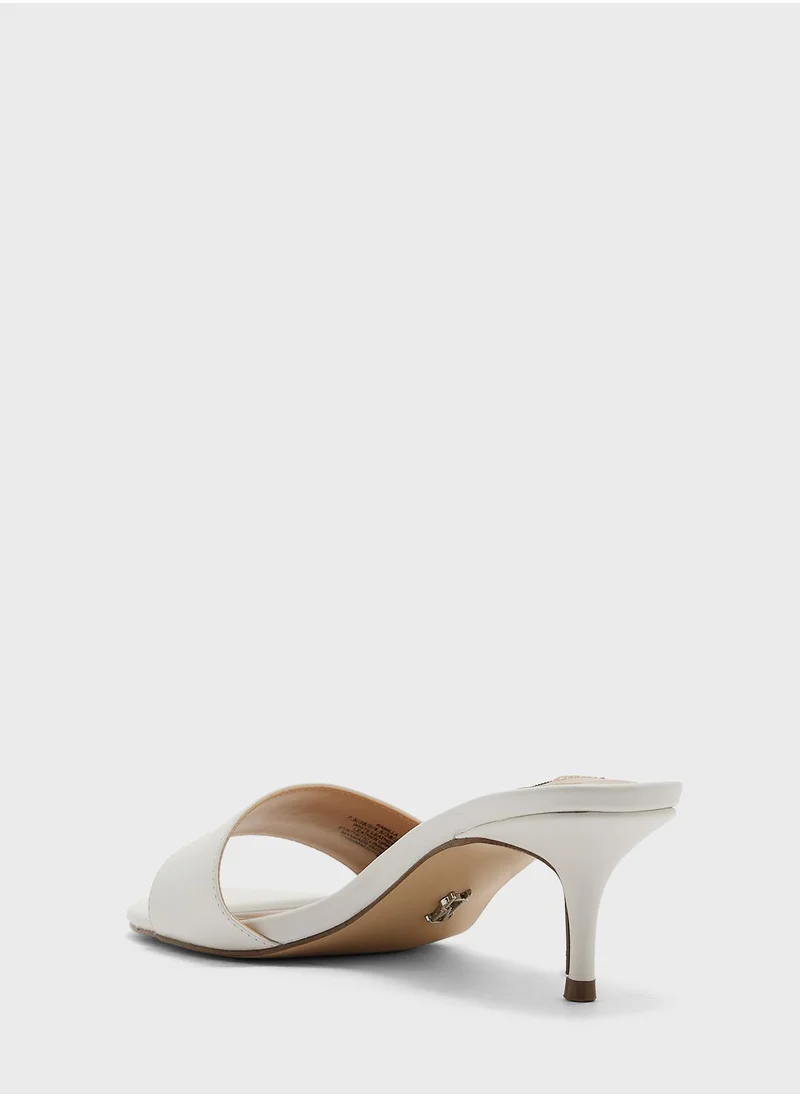 STEVE MADDEN Single Strap Mid Heel Sandals