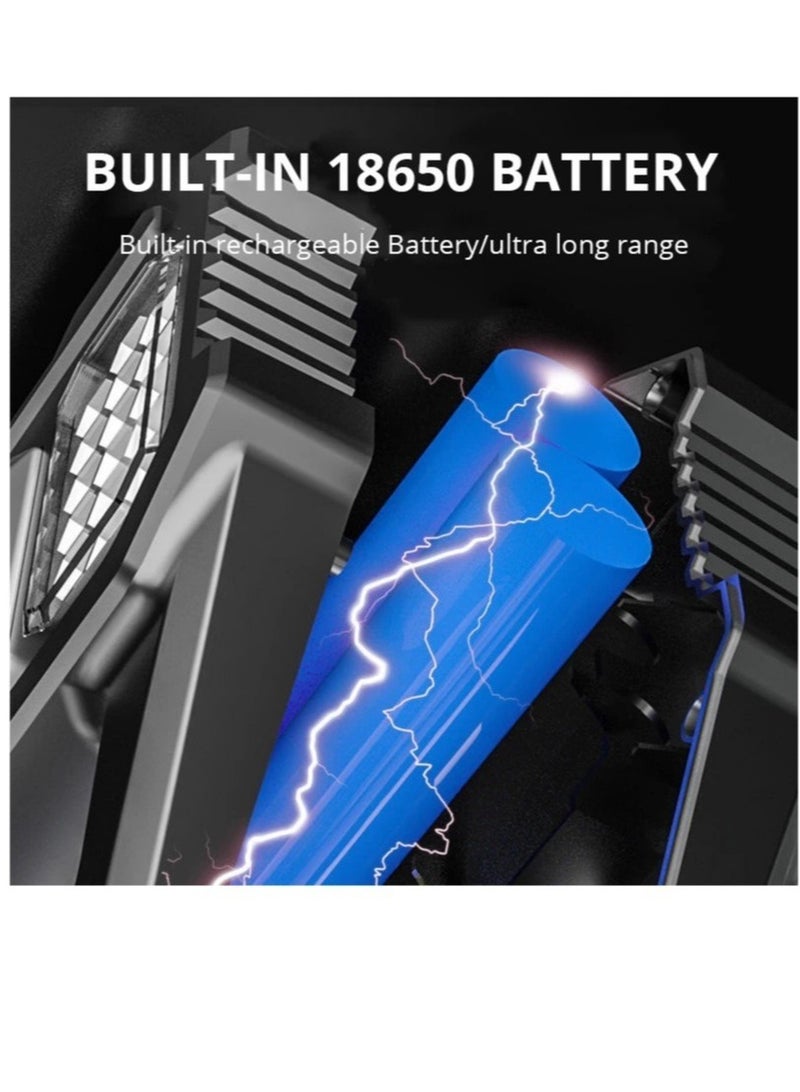 مصباح تخييم COB يعمل بالطاقة الشمسية فائق السطوع مقاوم للماء 6 تروس COB / LED USB مصباح كشاف قابل لإعادة الشحن 800LM - Image 5