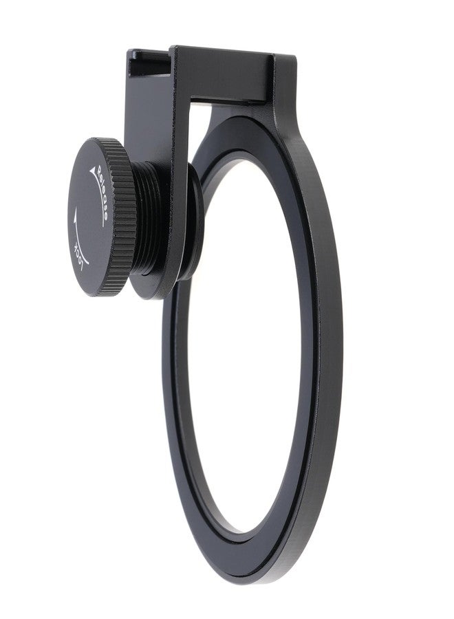 FOTGA 67mm Threaded Lens Filter Adapter Filter Clip for iPhone 14 15 16 Pro Max Smartphone Cell Phone,with Cold Shoe Mount for Micrphone/LED Light,Anti-Slip/Anti-Scratch Lock Knob - Image 4
