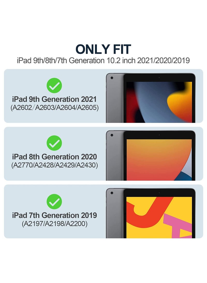 Case for iPad 9th/8th/7th Generation iPad 10.2 Case 2021&2020&2019, Transparent Clear Shockproof TPU Protective Case - Image 2