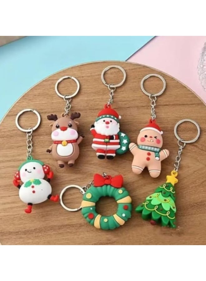 Colorful Christmas medals with silicone pendants for all ages, colorful Christmas gifts for children.