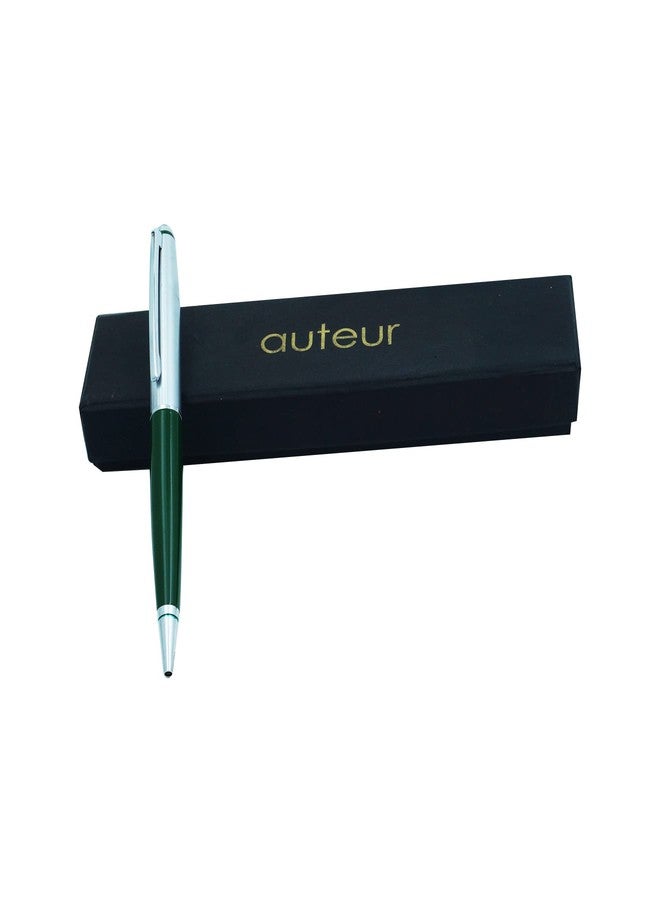 auteur Focus Green Color Ball Point Pen Metal Body Gift Pen For Office and Gifting. - Image 1