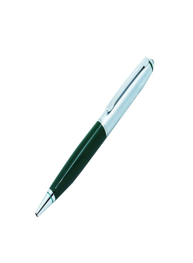 auteur Focus Green Color Ball Point Pen Metal Body Gift Pen For Office and Gifting. - Image 2