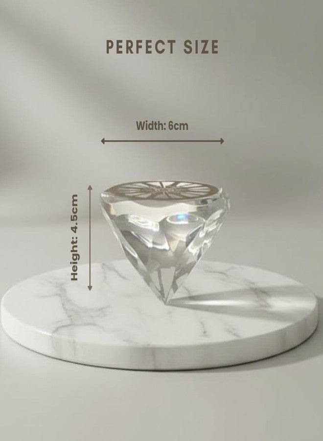 shree kreations Gold Plated Konark Sun Temple Wheel Handricrafted in Crystal Base Tabletop Showpiece Figurine - Image 2